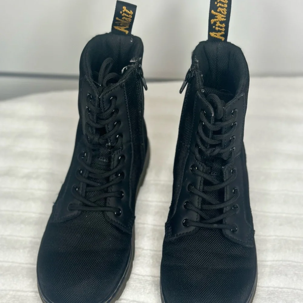 Kids Black Combat Boots by Dr. Martens